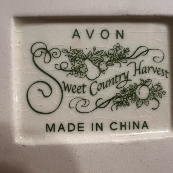 Vintage Rustic Country Decor Avon Country Harvest Hot Plate Collection from 2003 - Picture 3 of 7